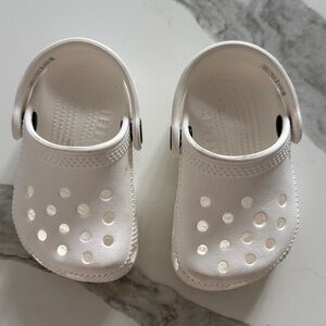 White Crocs Infant/Toddler